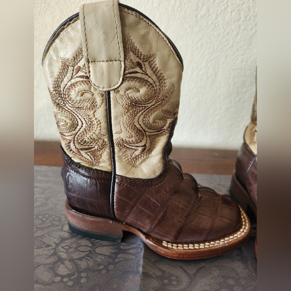 Tanner Mark Kids' Caiman Boot - Picture 3 of 14